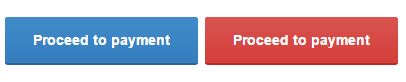 Two payment buttons, one blue and one red