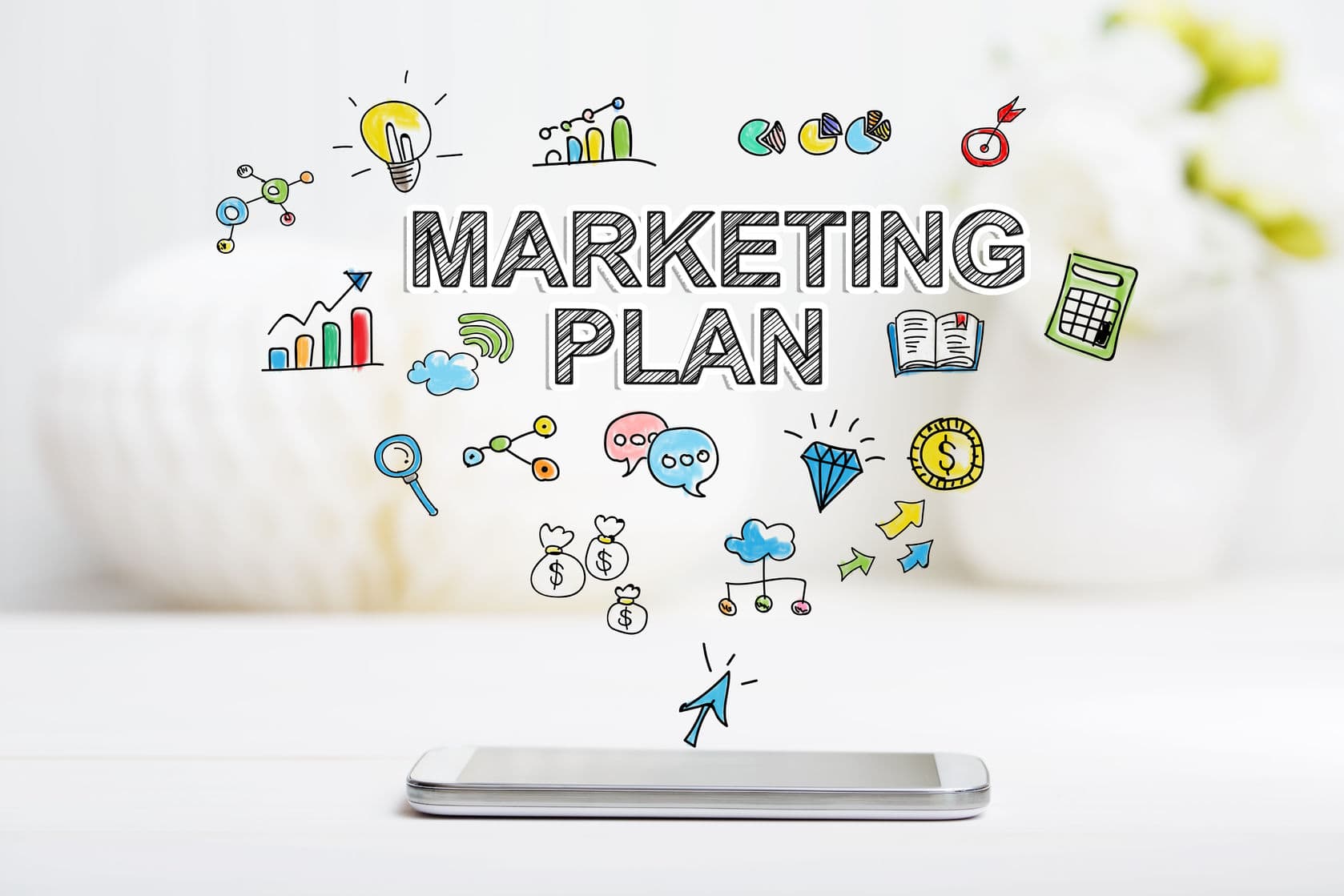 Marketing plan illustration