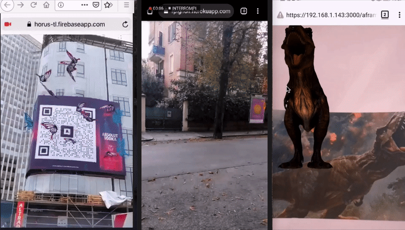 AR.js demo animation