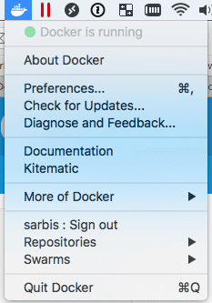 Docker status