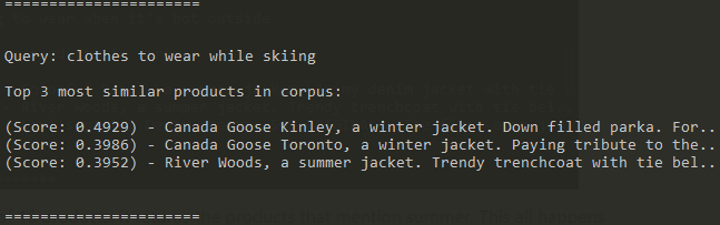 Semantic search results for 'clothes to wear while skiing'